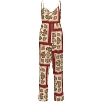 ONLY Combinaison 'ONLNova' beige / marron / rouge