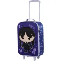 KARACTERMANIA 3d Chibi Wednesday Rucksack Mit Rollen Lila Lila One Size