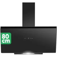 Bomann Hotte inclinée à LED Noir DU7612G-Noir