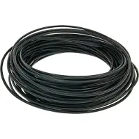 Vparts Gaine pour câble Bowden noir 50m x 6mm