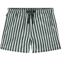 Pockies Shorts de bain vert foncé / blanc