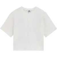 We fashion T-Shirt blanc cassé