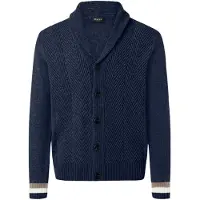 MAERZ Muenchen Vestes en maille bleu marine / moka / blanc