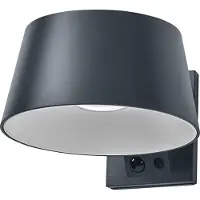 Osram Endura Style Solar LED Applique murale Brella, 10,1W, 3000K blanc chaud, 930 lm, capteur PIR, IP54, 18 jours