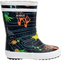 Aigle Baby-Flac, motif bleu "Océan profond", taille 20