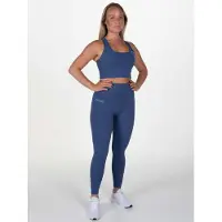 Divina Soutien-gorge de sport 'Ortus' bleu foncé / blanc
