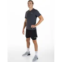 Divina Pantalon de sport 'Fungor' noir / blanc