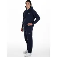 Divina Pantalon 'Comfy' bleu marine / blanc