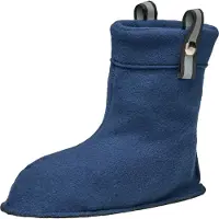 Ladeheid Chaussettes chaudes pour bottes, doublure pour bottes en caoutchouc (bleu marine, 36/37)
