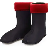 Ladeheid - Chaussettes chaudes pour bottes en caoutchouc pour filles et garçons - Doublure pour les modèles LA-KL-EVA-Kids, KL050 et KL045 (rouge, taille 33 EU)