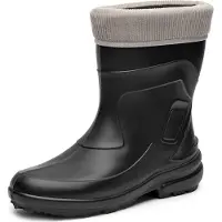 Ladeheid Bottes en caoutchouc Thermo Eva pour femmes LA-800-2017 (noir/gris, 36)