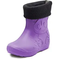 Ladeheid Bottes en caoutchouc ultra-légères pour enfants Thermo avec doublure LA-CA-Panda249 (Lilla, 30/31)
