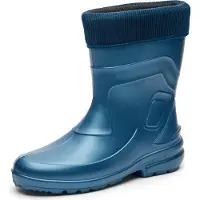 Ladeheid Damen Thermo Eva Gummistiefel federleicht LA-800-2017 (Metal Blau/Navy, 38)
