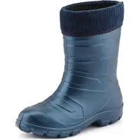 Ladeheid Femmes Thermo Eva Bottes en caoutchouc poids plume LALMG879 (métal bleu/navy, 40 UE)