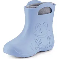 Ladeheid Eva Enfants Garçons Filles Bottes de pluie fourrées LA-CA-03 (Bleu clair, 28/29 EU)