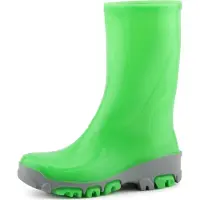 Ladeheid Bottes en caoutchouc pour enfants (filles et garçons) LARB015 (vert fluo, taille 23)