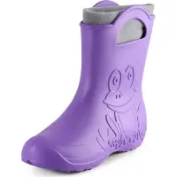 Ladeheid Femmes plumeuses Eva Bottes de pluie fourrées LA-CA-12 (Lilla, 36/37 EU)