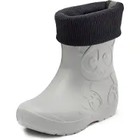 Ladeheid Bottes en caoutchouc ultra-légères pour enfants Thermo avec doublure LA-CA-Panda249 (gris, 26/27)