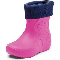 Ladeheid Bottes en caoutchouc ultra-légères pour enfants Thermo avec doublure LA-CA-Panda249 (rose, 32/33)