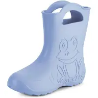 Ladeheid Femmes bottes de pluie légères en caoutchouc Eva LA-CA-09 (bleu clair, 36/37 UE)
