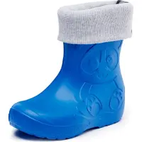 Ladeheid Bottes en caoutchouc ultra-légères pour enfants Thermo avec doublure LA-CA-Panda249 (bleu, 30/31)