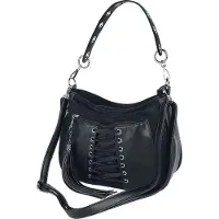 Banned Sac à main de - Sac Avec Laçages - pour Femme - noir - Taille Standard