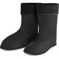 Ladeheid Femmes Chaussettes Chauffantes pour Bottes de Caoutchouc LA-800-2017 (Noir, 38 UE)