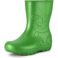 Ladeheid Eva Enfants Garçons Filles Bottes de pluie LA-CA-10 (Vert émeraude, 22/23 UE)