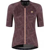 Rogelli Femmes, Maillot de cyclisme, ESSENTIAL II burgundy women's T-shirt S (S), Rouge, S