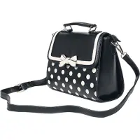 Banned Retro Sac à main de - Retro Influencer - pour Femme - noir/blanc - Taille Standard