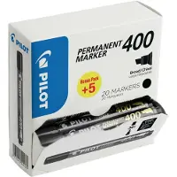 Pilot Marqueur permanent 400 XL Pack 15+5 gratuit (20x)