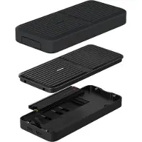 Hyper HD2500GL, boîtier SSD, M.2, M.2, PCI Express 4.0, PCI Express 3.0, 80 Gbit/s, connexion USB, noir
