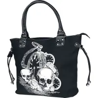 Banned Alternative Sac à main Gothic de - Back In Black - pour Femme - noir - Taille Standard