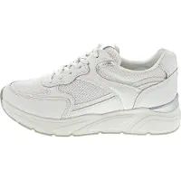 Tamaris Baskets basses argent / blanc