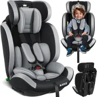 Kidiz Siège auto pour enfants Groupe 1+2+3 9-36 kg Ceinture de sécurité à 5 points, siège auto, siège enfant, repose-tête réglable | Siège rehausseur évolutif de 1 à 12 ans, stable et sûr