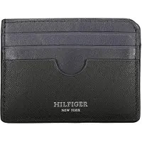Tommy Hilfiger portefeuille pour homme en cuir noir AM0AM12193_NEBDS