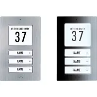M-E Modern-Electronics m-e 41067 Plaque de sonnette beleuc (Filaire)