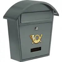 VOREL Boîte aux lettres VOREL Graphite avec 2 clés - 380x320x105 mm