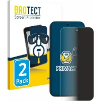 BROTECT Protection Anti-Espion (2 pcs, Vivo Y70), Téléphone portable : film de protection, Transparent