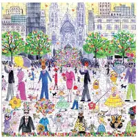 Galison Puzzle Michael Storrings - Parade de Pâques - Puzzle de 500 Pièces - 500 à 999 pièces
