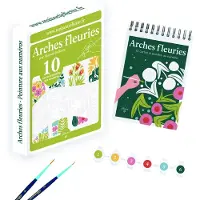 Maison Joliette Puzzle Peinture aux numéros - Arches Fleuries