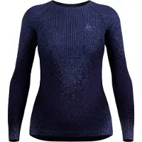 Odlo Performance Warm Blackcomb Long Sleeve Base Layer Bleu L Femme