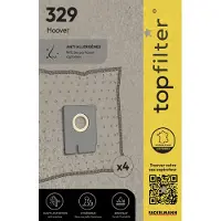 Top Filter Lot de 4 sacs aspirateur pour Hoover Freespace EVO TopFilter Premium
