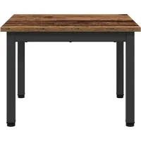 vidaXL Table basse en vieux bois 50 x 50 x 36 cm Bois composite