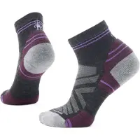 Smartwool - Chaussettes de randonnée en laine de mérinos - W Hike Targeted Cushion Ankle Sock Charcoal pour Femme en Nylon - Taille M - Gris