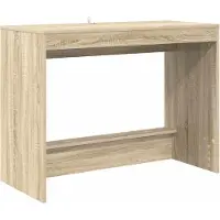 vidaXL Bureau de chevet en bois d'ingénierie chêne Sonoma 100 x 45 x 75 cm