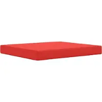 vidaXL Coussin De Canapé D'extérieur 2 Pcs Rouge Polyester
