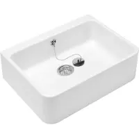 Villeroy & Boch Evier Omniapro avec trop-plein 60x50cmx20cm blanc alpin avec revêtement CeramikPlus