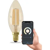 Calex Candle lamp 4,9W - E14 - Led - B35 - 470lm gold