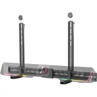 Goobay Fixation murale - Noir - Charge maximale 11-30 kg -
